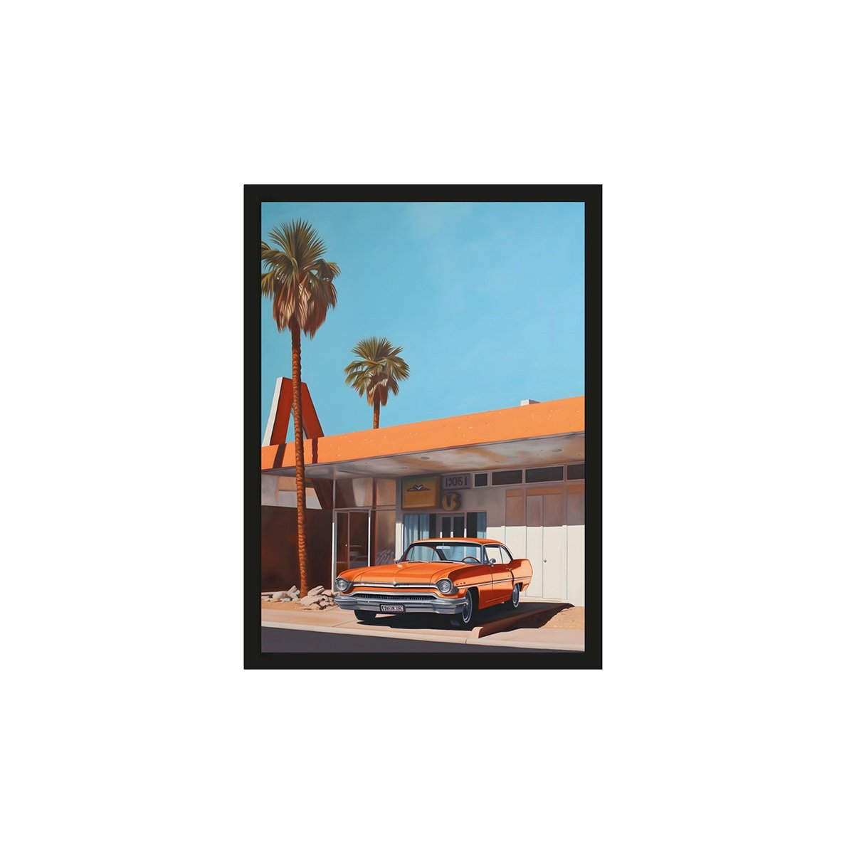Poster Sonny, inkl. Rahmen von Urban Cotton