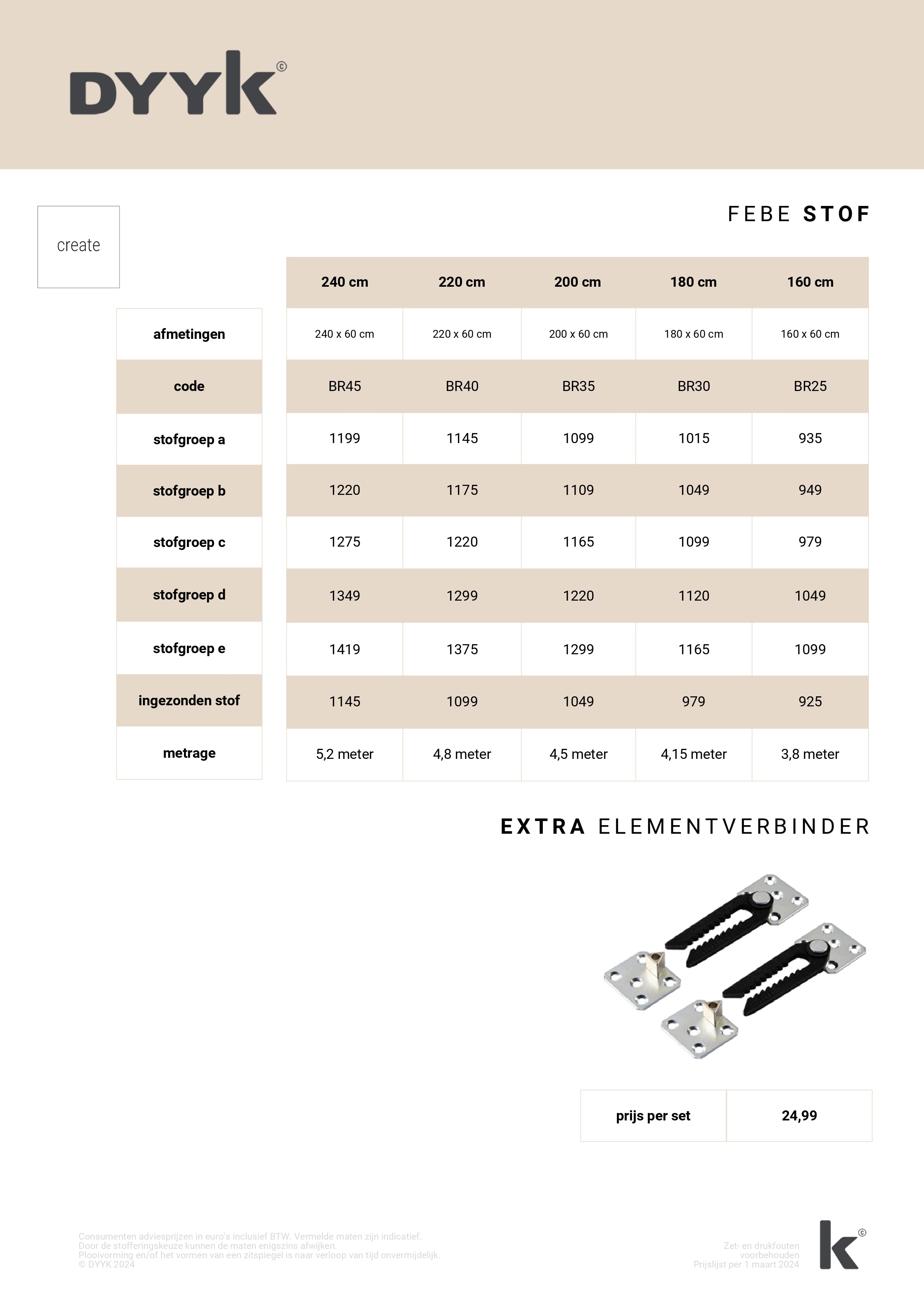 Esszimmerbank Febe