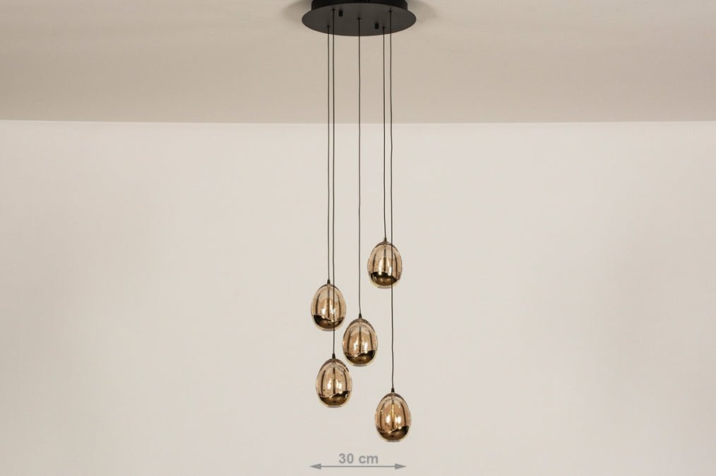 Pendelleuchte Golden 5er von MDLR Lights