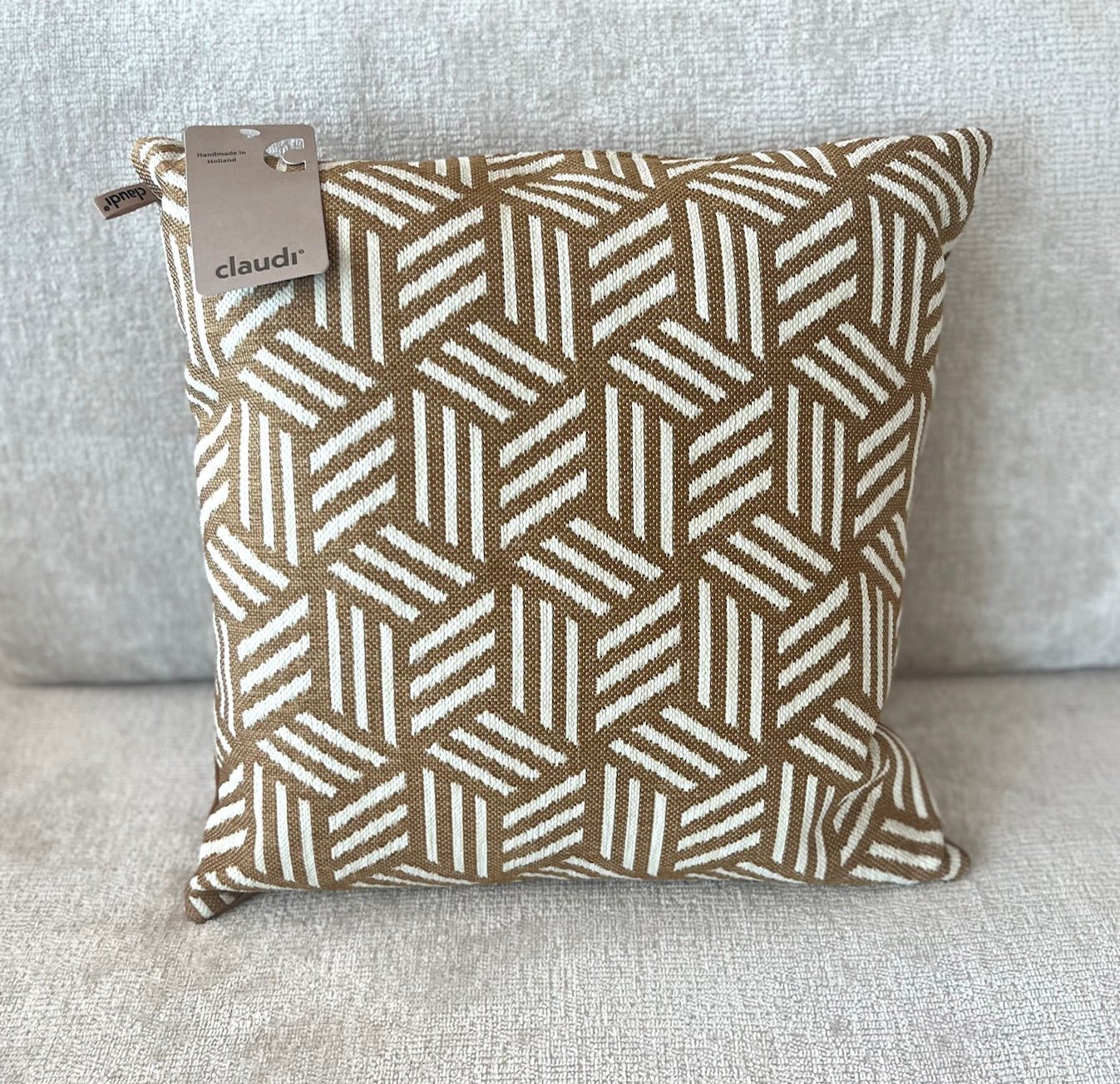 Kissen Bellamo Camel 45x45 cm von Claudi
