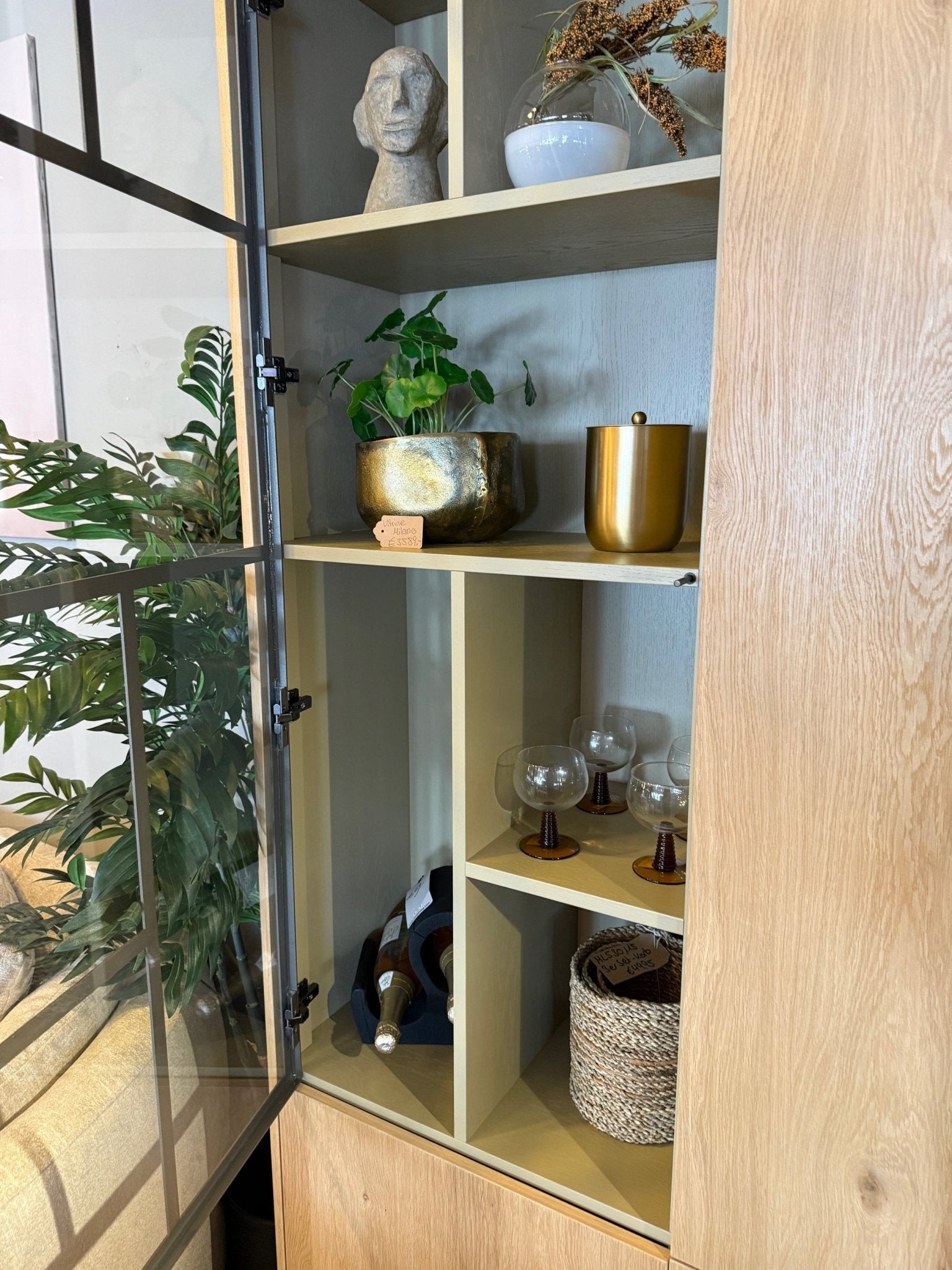 Vitrinenschrank Milano 125x230 cm von Vermeer Meubelen
