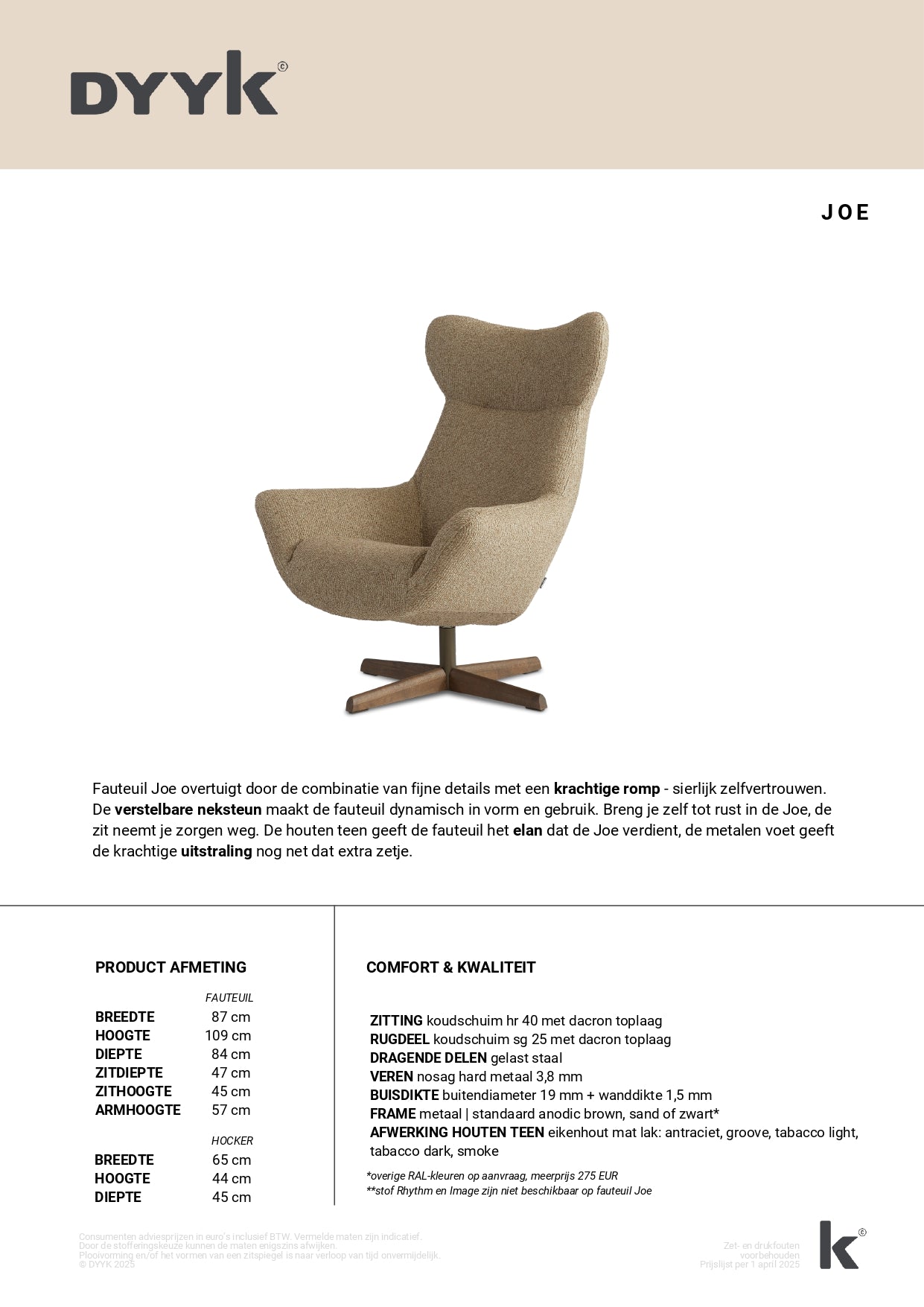 Sessel Joe
