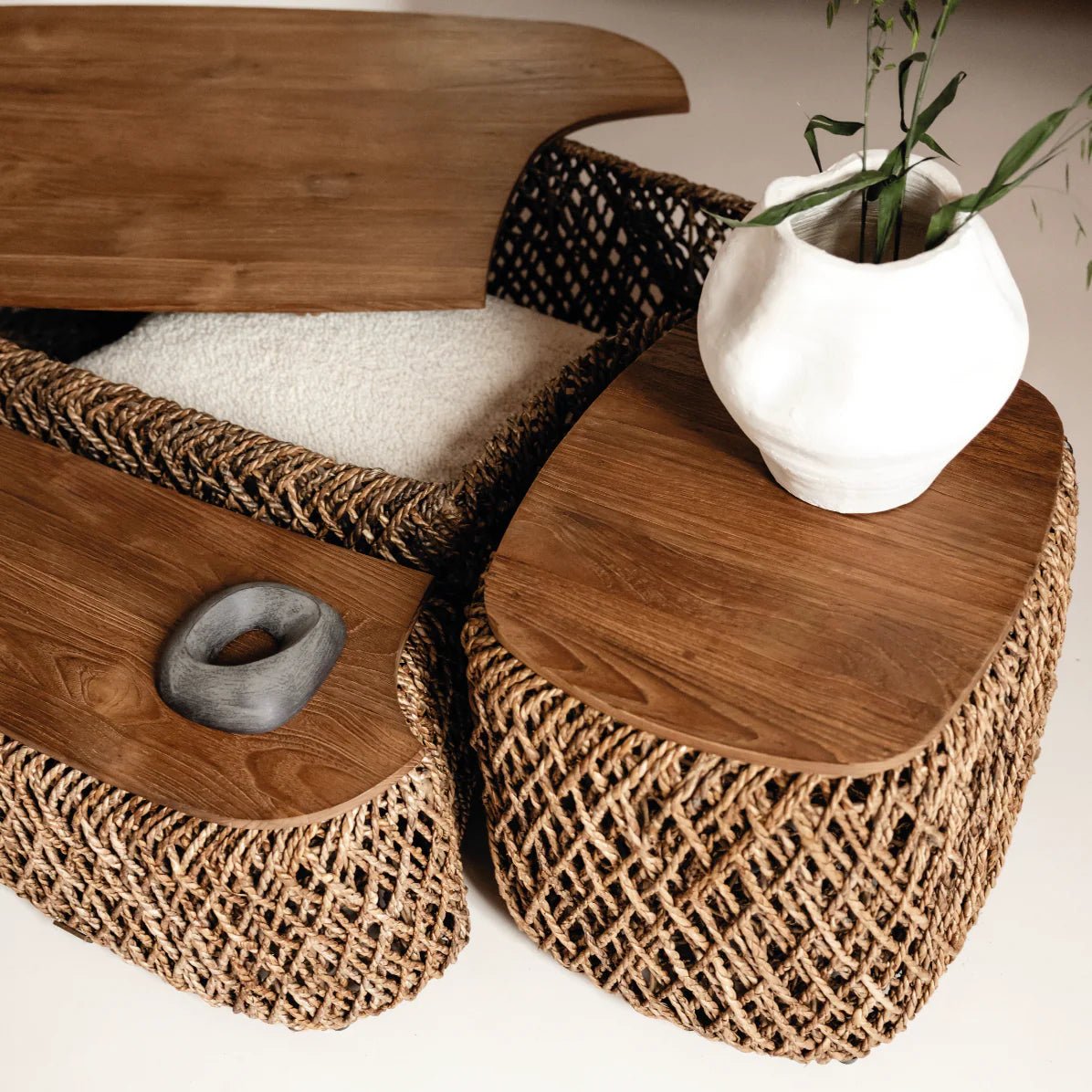 Couchtisch - Set Knut Square, 3er Set von d - Bodhi
