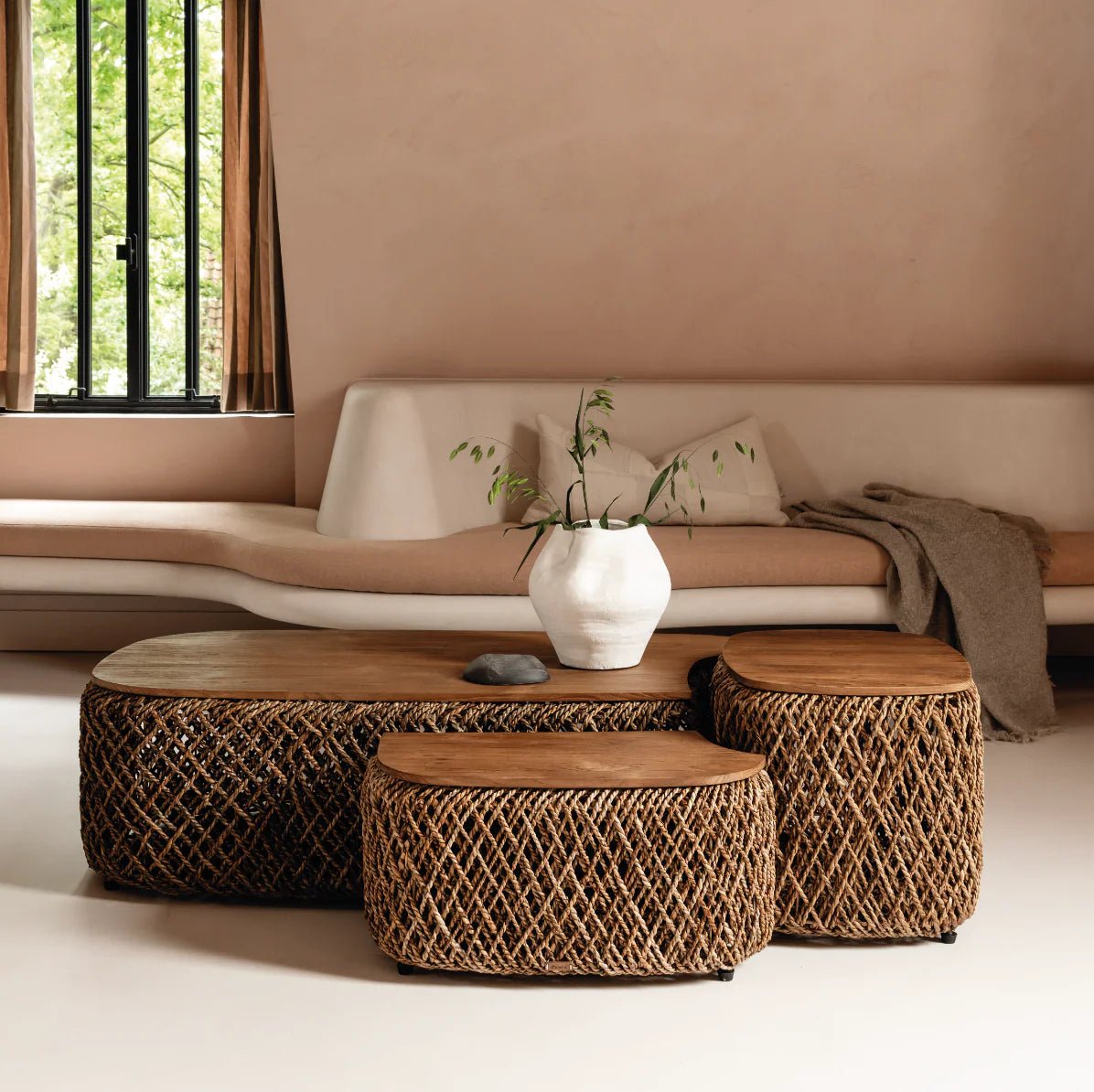 Couchtisch - Set Knut Square, 3er Set von d - Bodhi