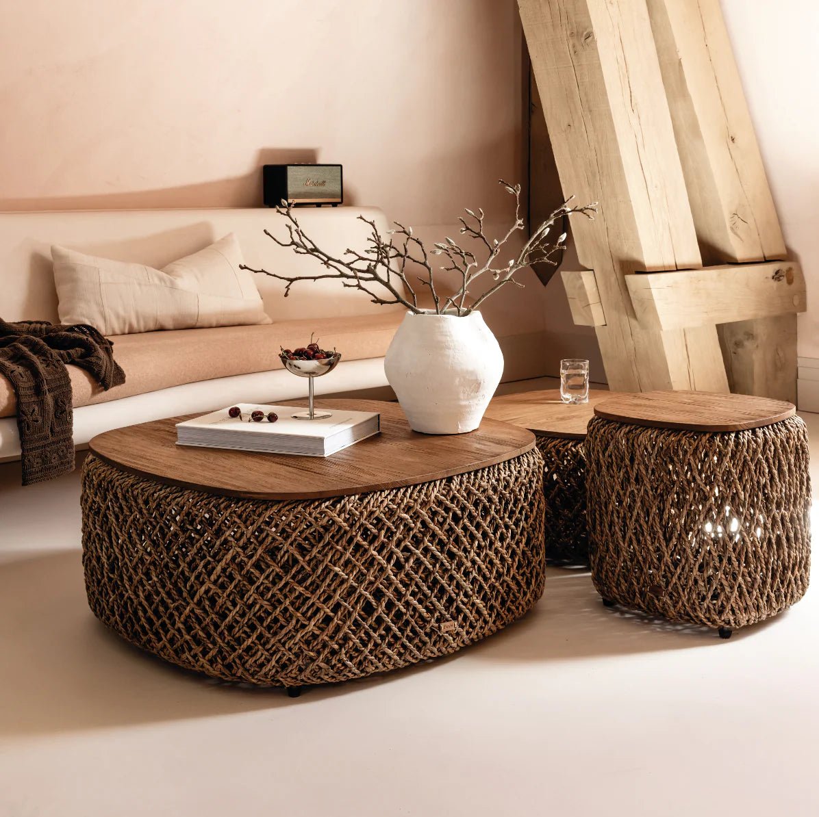 Couchtisch - Set Knut Square, 3er Set von d - Bodhi