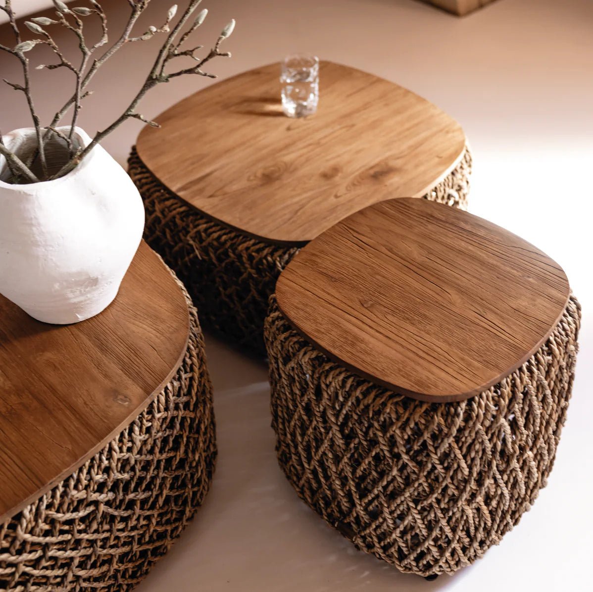 Couchtisch - Set Knut Square, 3er Set von d - Bodhi