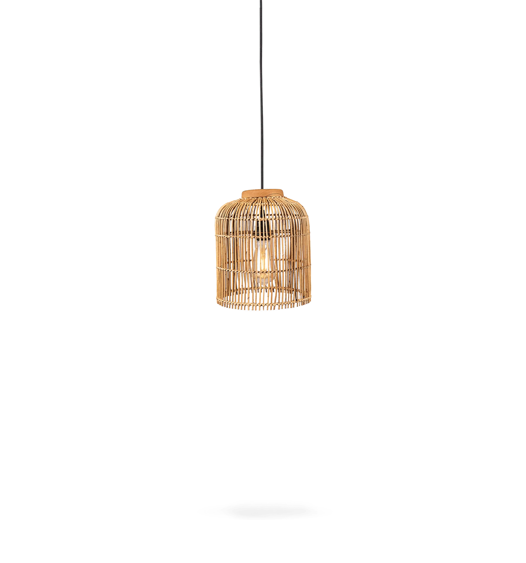 Pendelleuchte Aura, Rattan