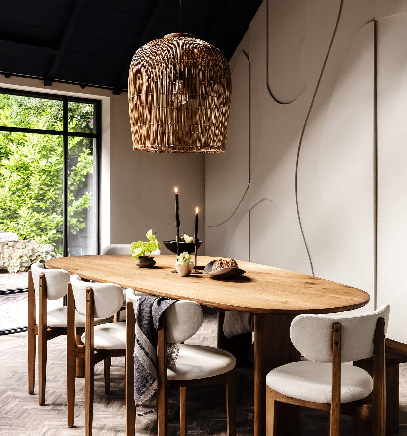Pendelleuchte Aura, Rattan Kulit von d - Bodhi