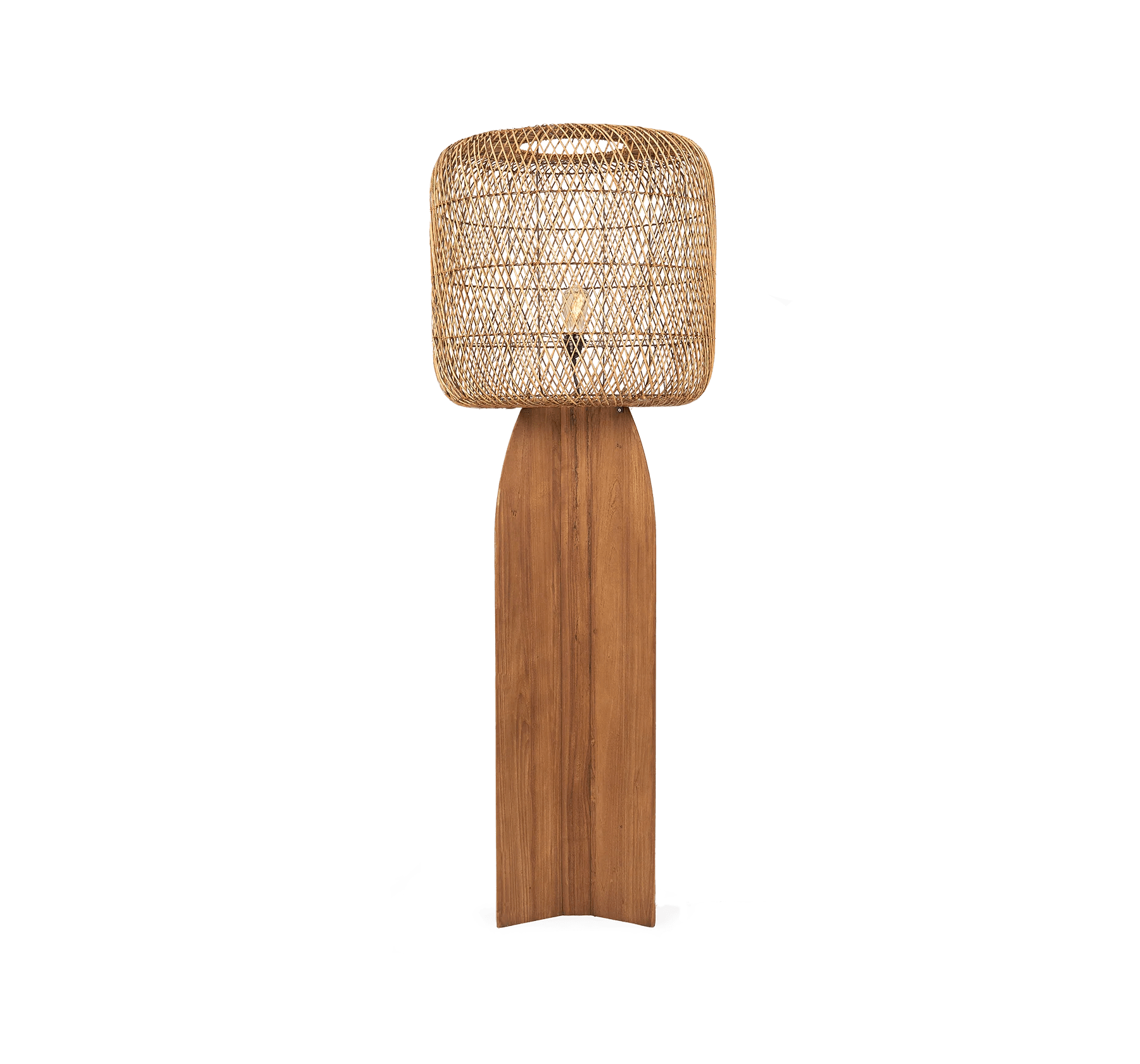 Stehleuchte Orbit, Rattan von d - Bodhi