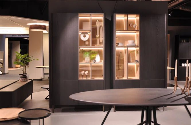 Vitrinenschrank Milano 125x230 cm von Vermeer Meubelen