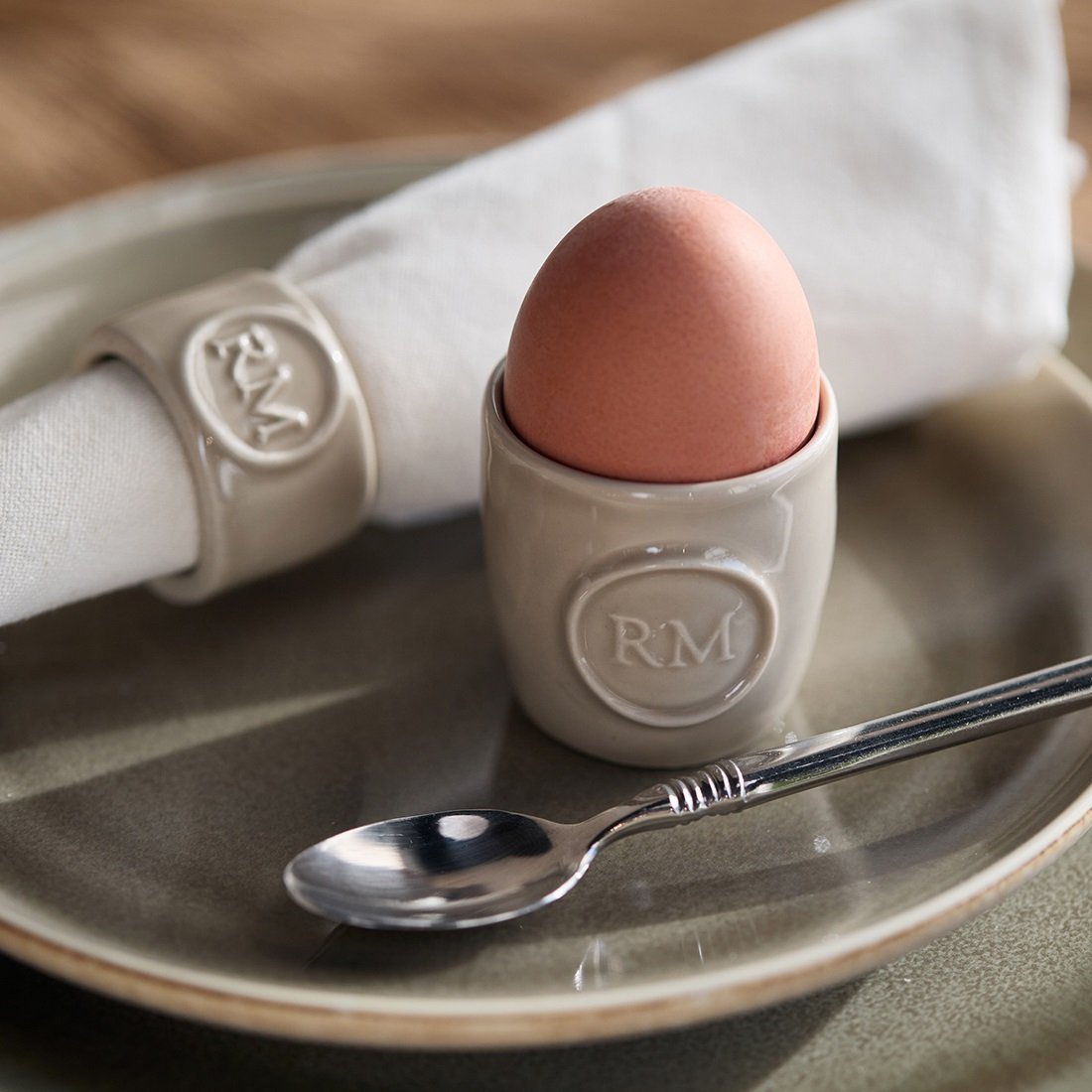 Eierbecher Portofino, Flax von Rivièra Maison