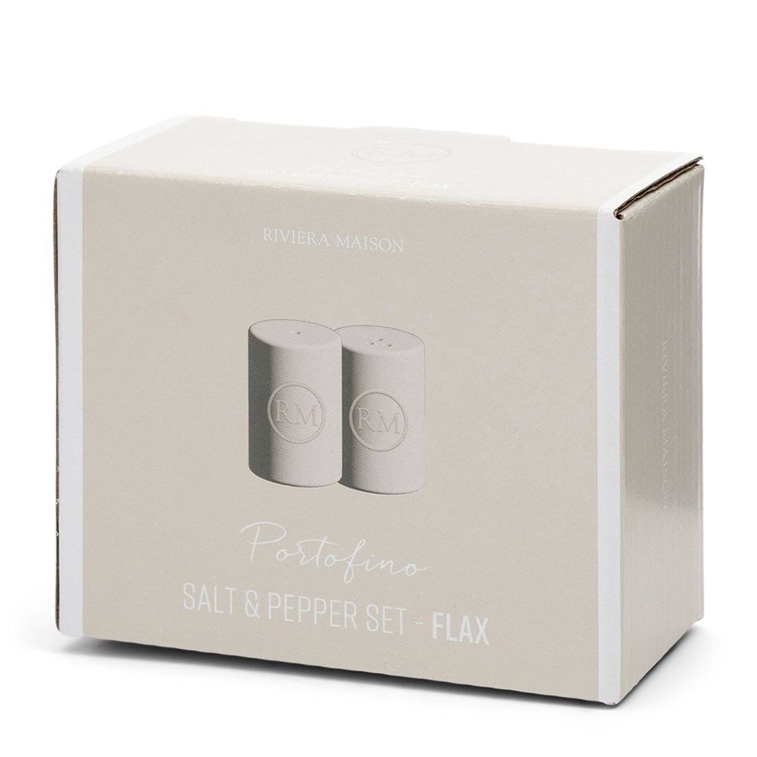 Portofino Salt & Pepper Set flax von Rivièra Maison