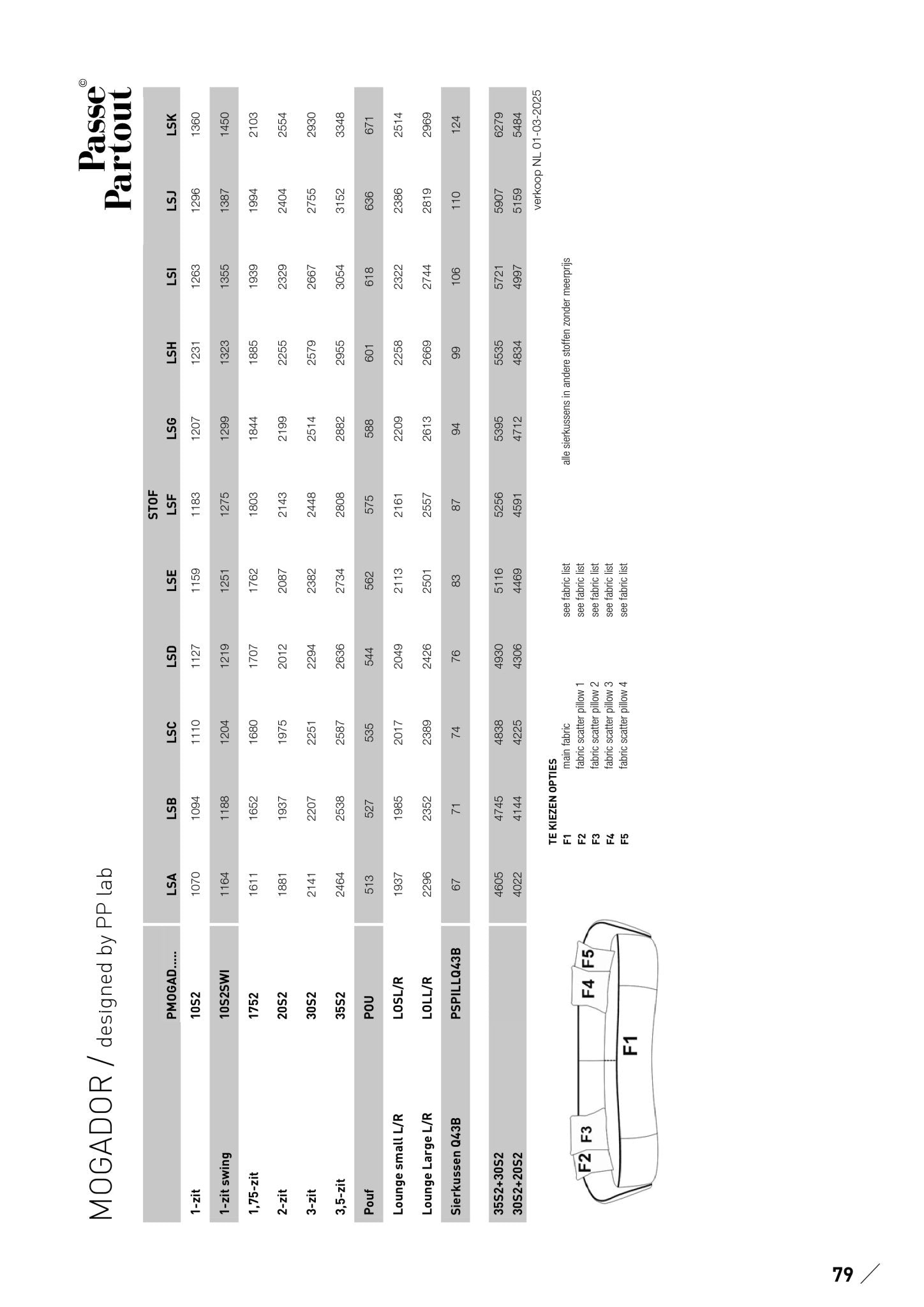 Sofa Mogador von Passe Partout