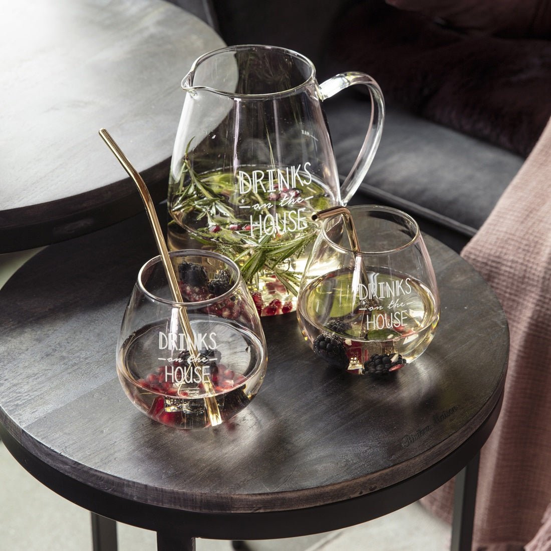 Wasserglas Drinks On The House von Rivièra Maison