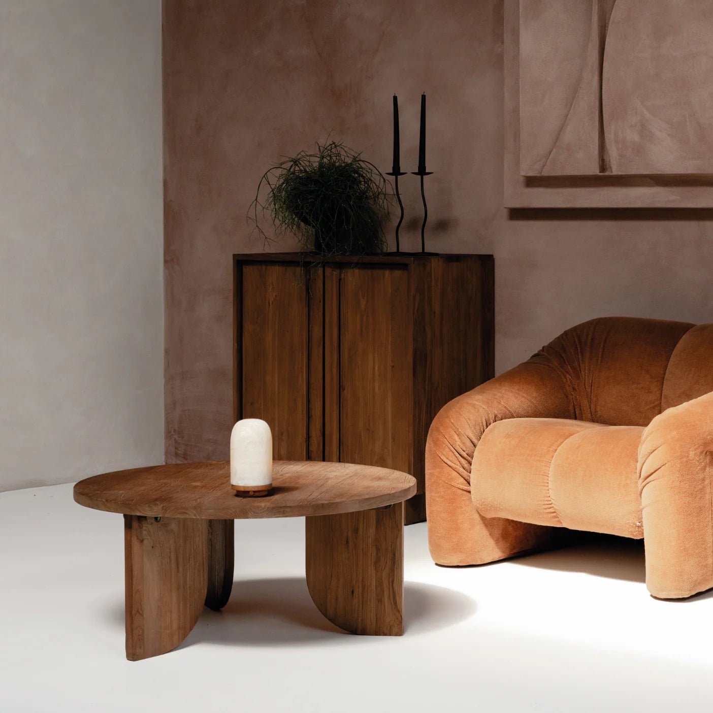 Couchtisch Ace, rund von d - Bodhi