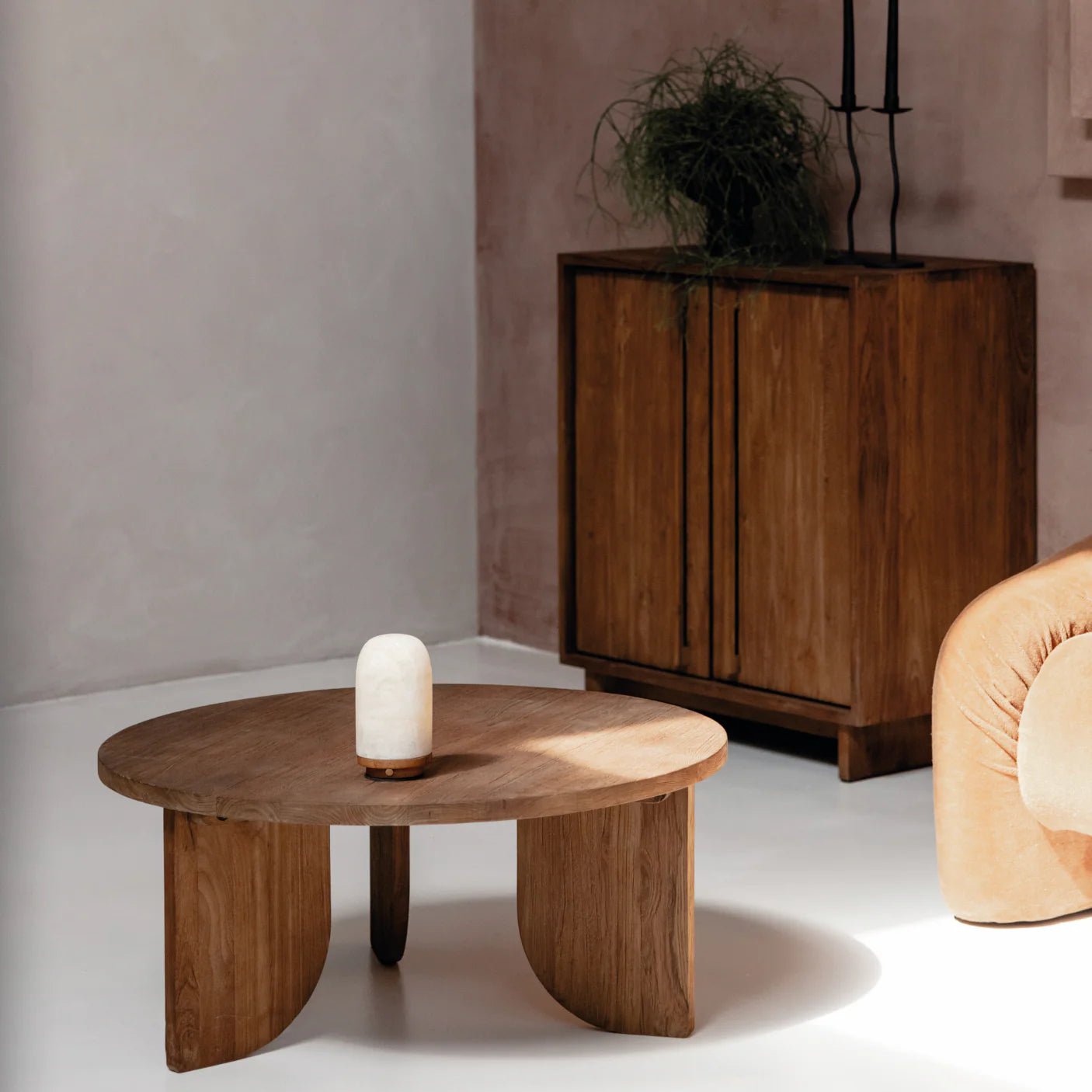 Couchtisch Ace, rund von d - Bodhi