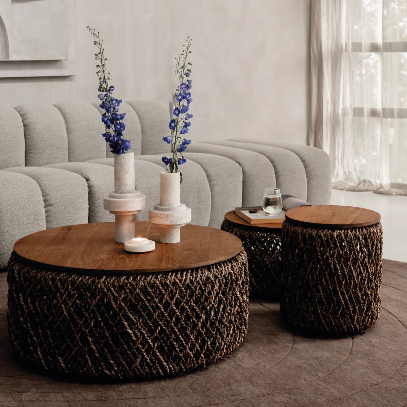 Couchtisch - Set Knut B, Set von 3 von d - Bodhi