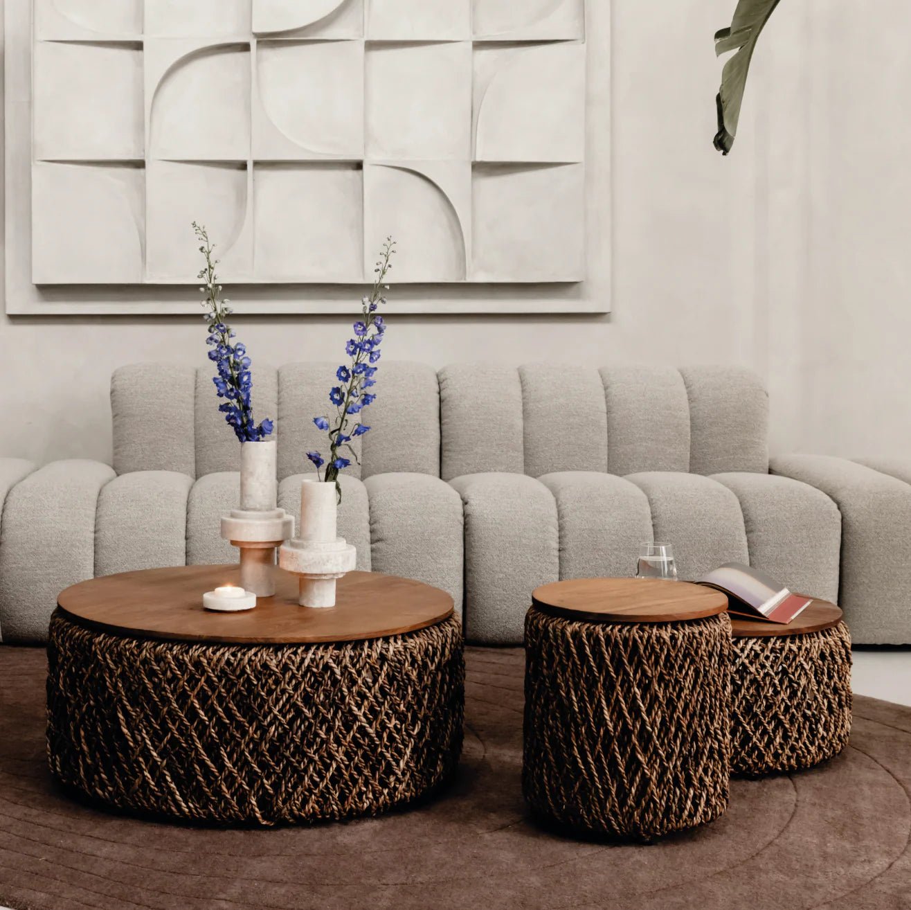 Couchtisch - Set Knut B, Set von 3 von d - Bodhi