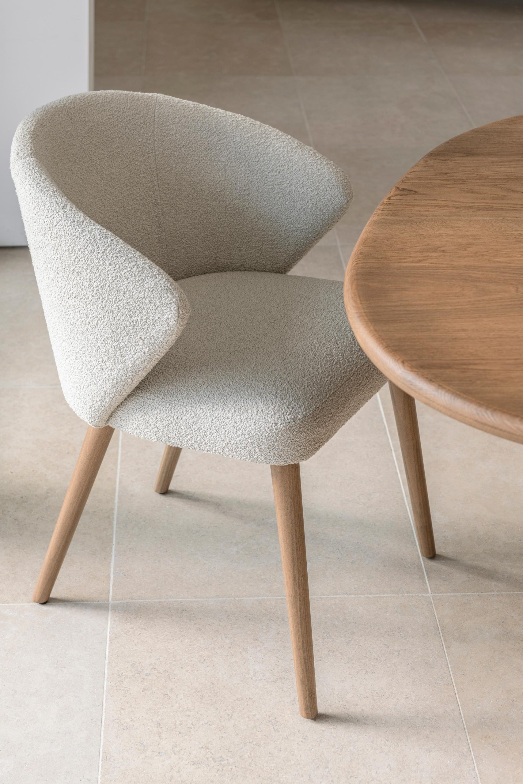 Stuhl Popsy - Bobby Shell White