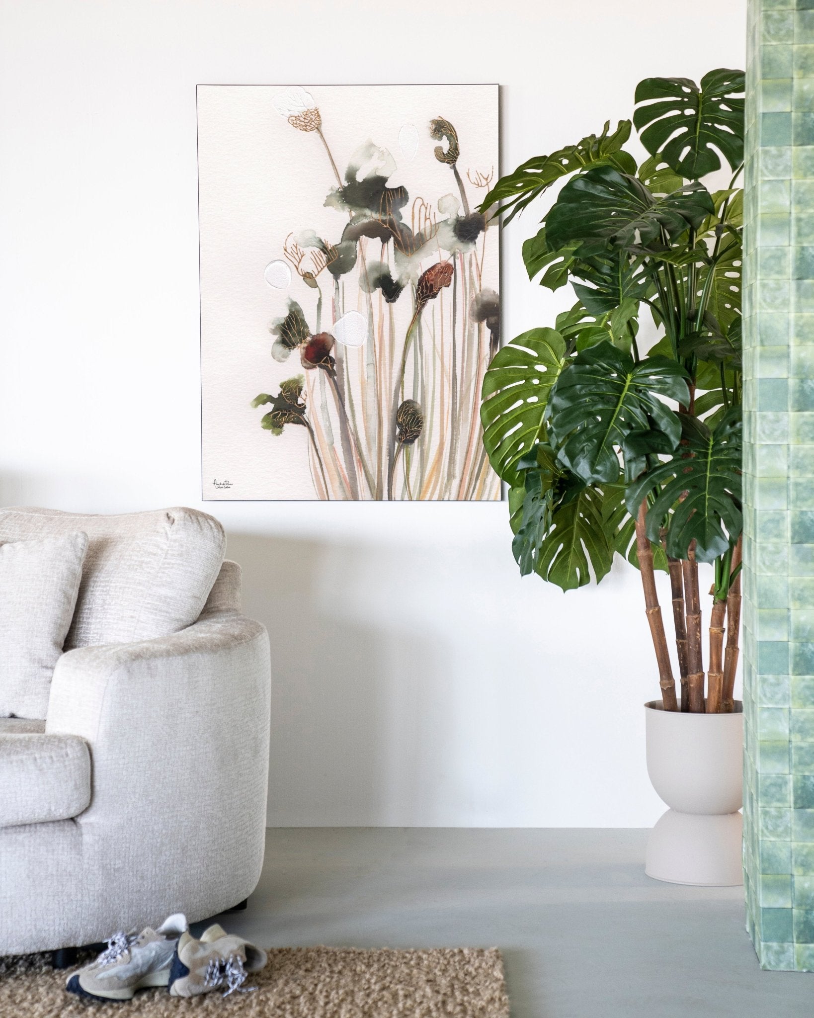 Wandbild Pastel Flowers 2 von Urban Cotton