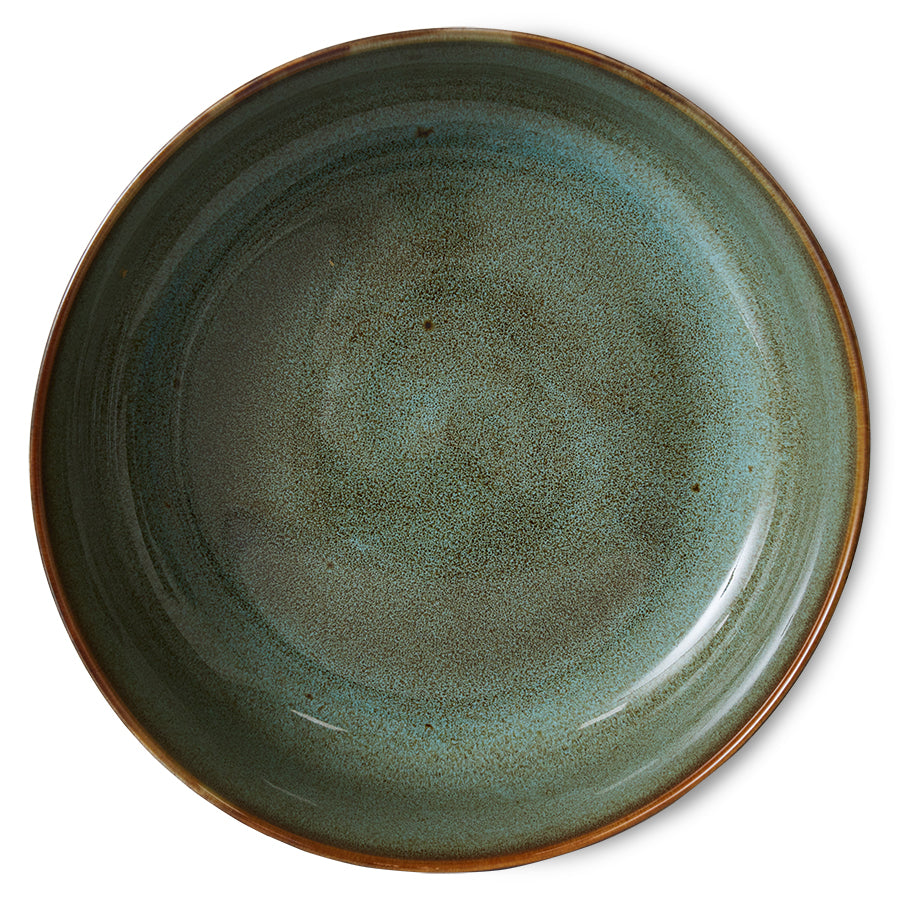 70s ceramics: Salatschüssel, Bowl, Rock on
