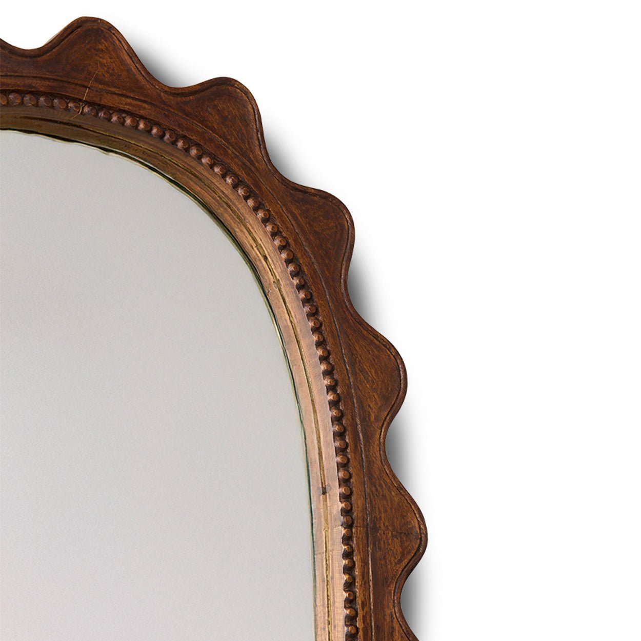 Wooden ripple mirror 135x61cm von HKliving