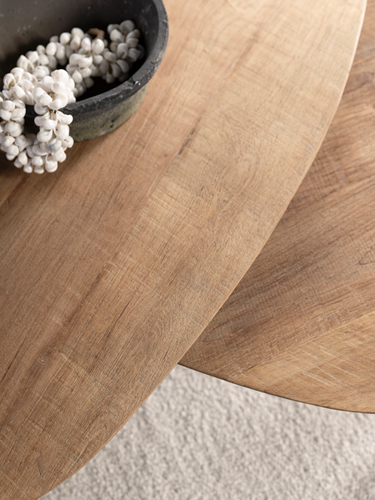 DTP Home Bliss salontafel pebble teak