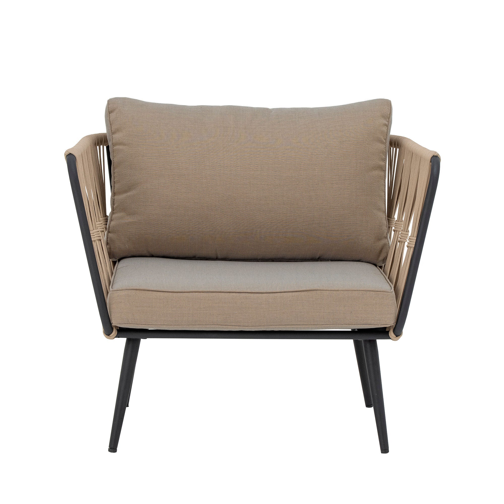 Bloomingville Pavone Loungesessel, Braun, Metall - Bloomingville