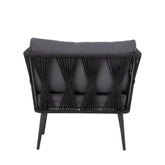 Bloomingville Pavone Loungesessel, Schwarz, Metall - Bloomingville