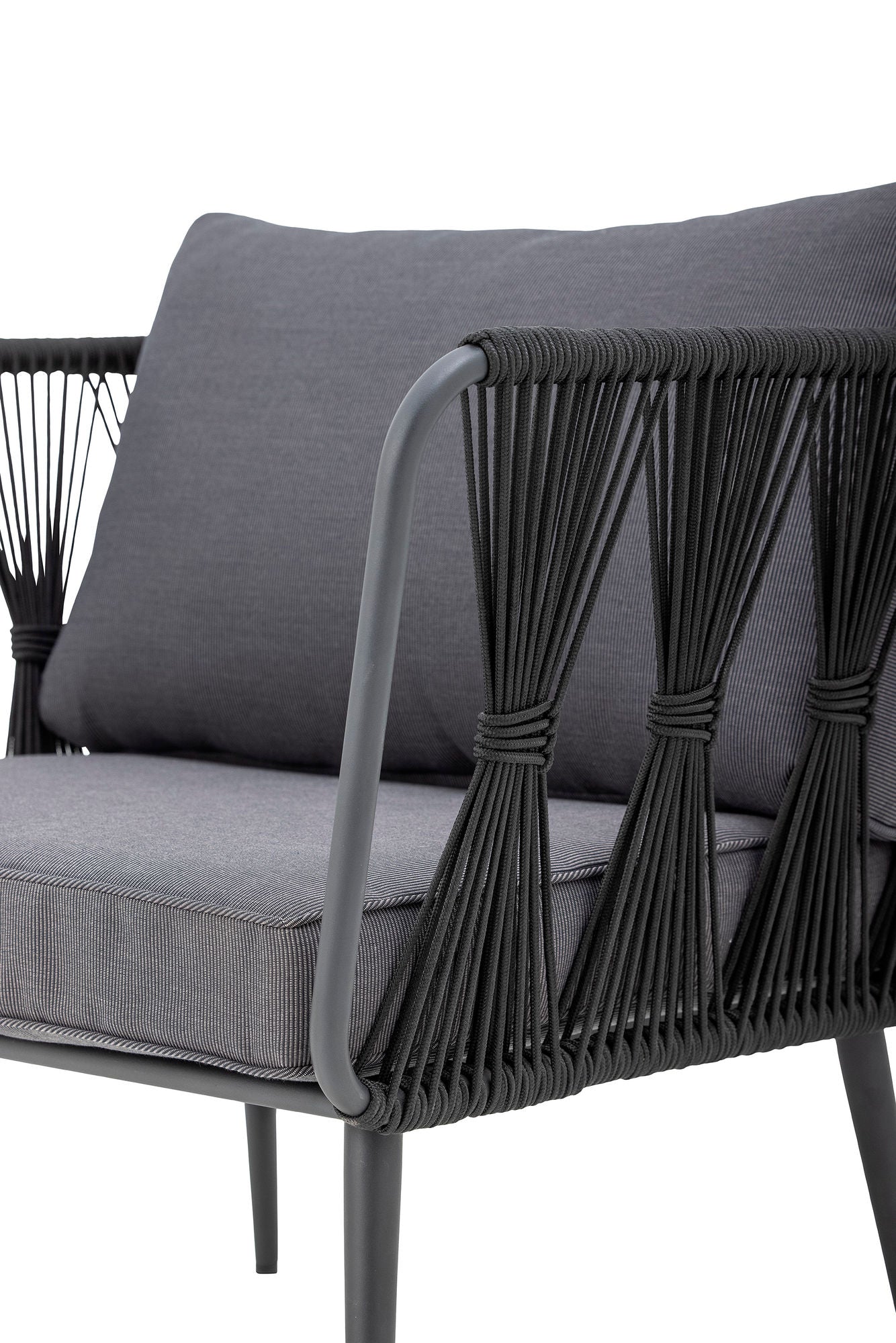 Bloomingville Pavone Loungesessel, Schwarz, Metall - Bloomingville