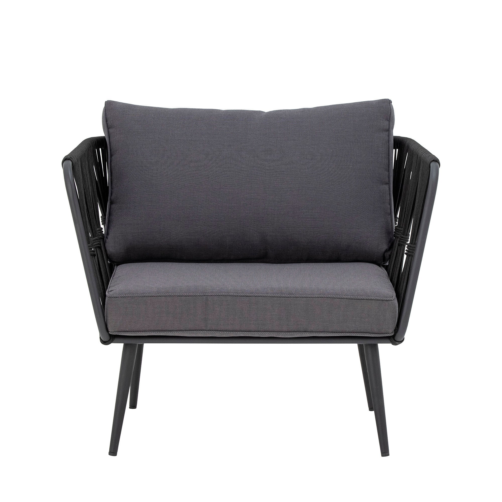 Bloomingville Pavone Loungesessel, Schwarz, Metall - Bloomingville