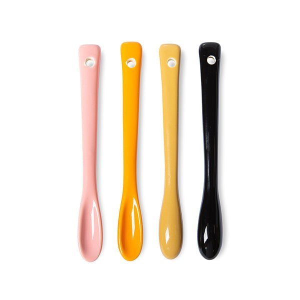Bold & Basic Ceramics: Teelöffel 4er Set von HKliving