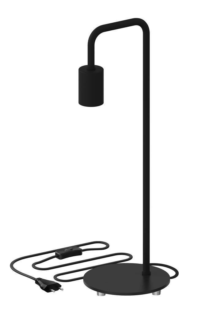 Calex U - Line Tischleuchte Schwarz E27 von Calex