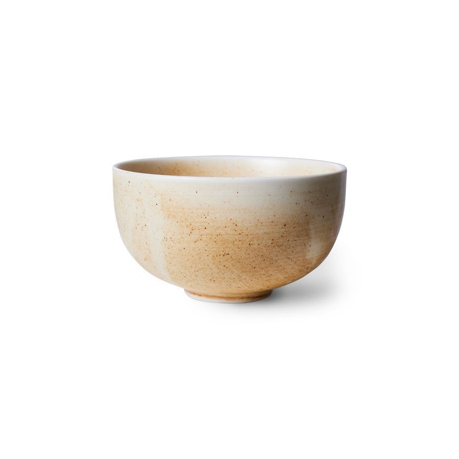 Chef Ceramics: Schüssel Rustic, Creme/Braun, 260ml von HKliving
