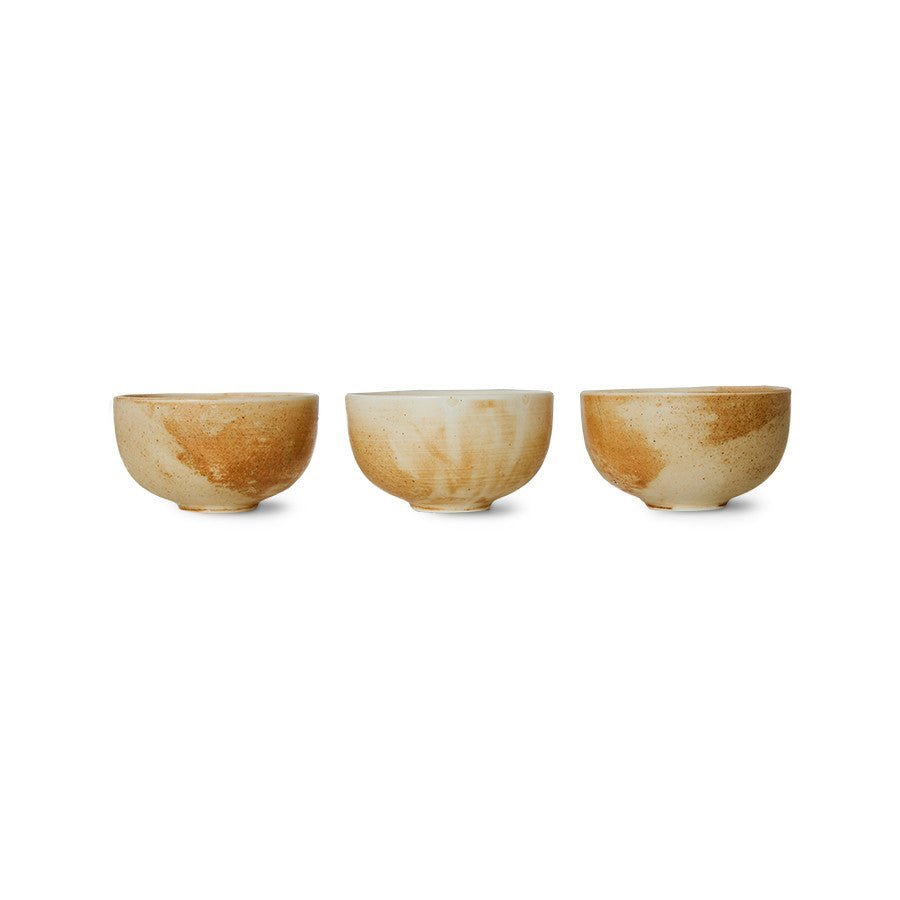 Chef Ceramics: Schüssel Rustic, Creme/Braun, 260ml von HKliving