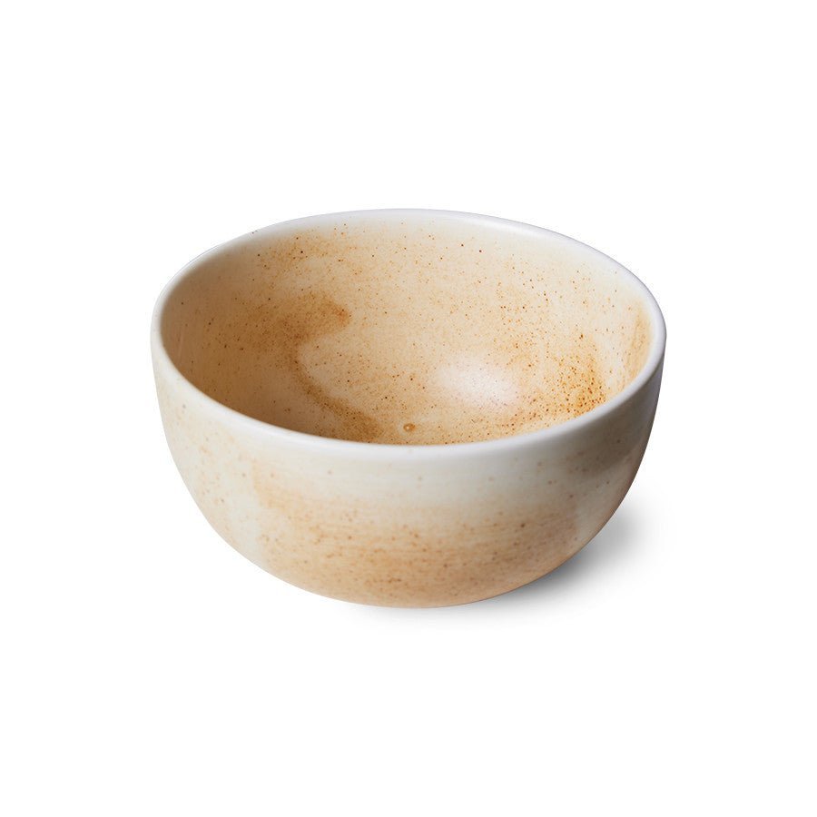 Chef Ceramics: Schüssel Rustic, Creme/Braun, 260ml von HKliving