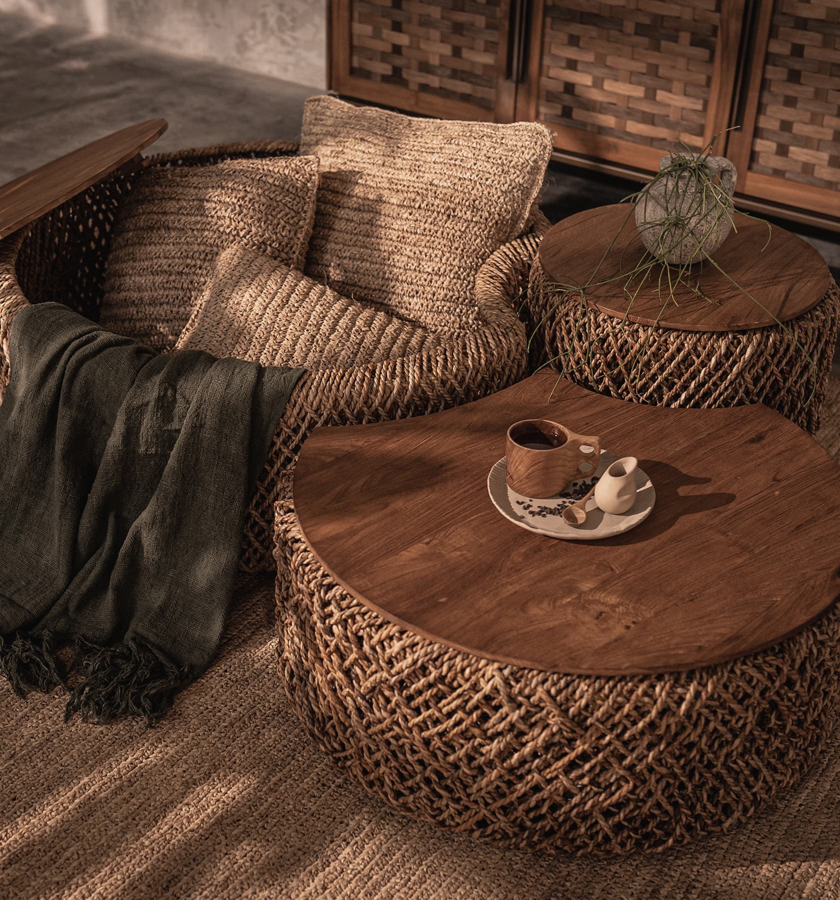 Couchtisch - Set Knut Padi L von d - Bodhi