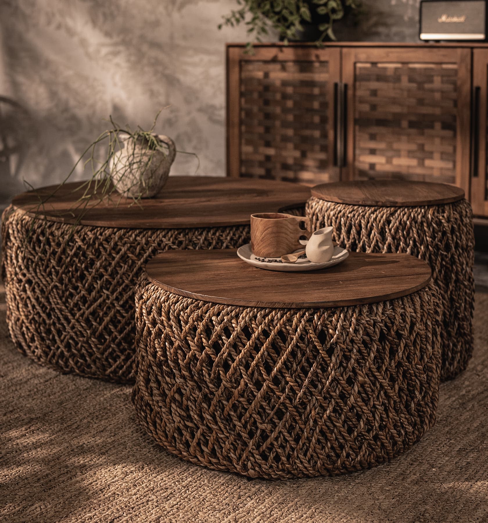 Couchtisch - Set Knut Padi M von d - Bodhi