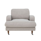 Creative Collection Augusta Loungesessel, Natur, Polyester - Bloomingville