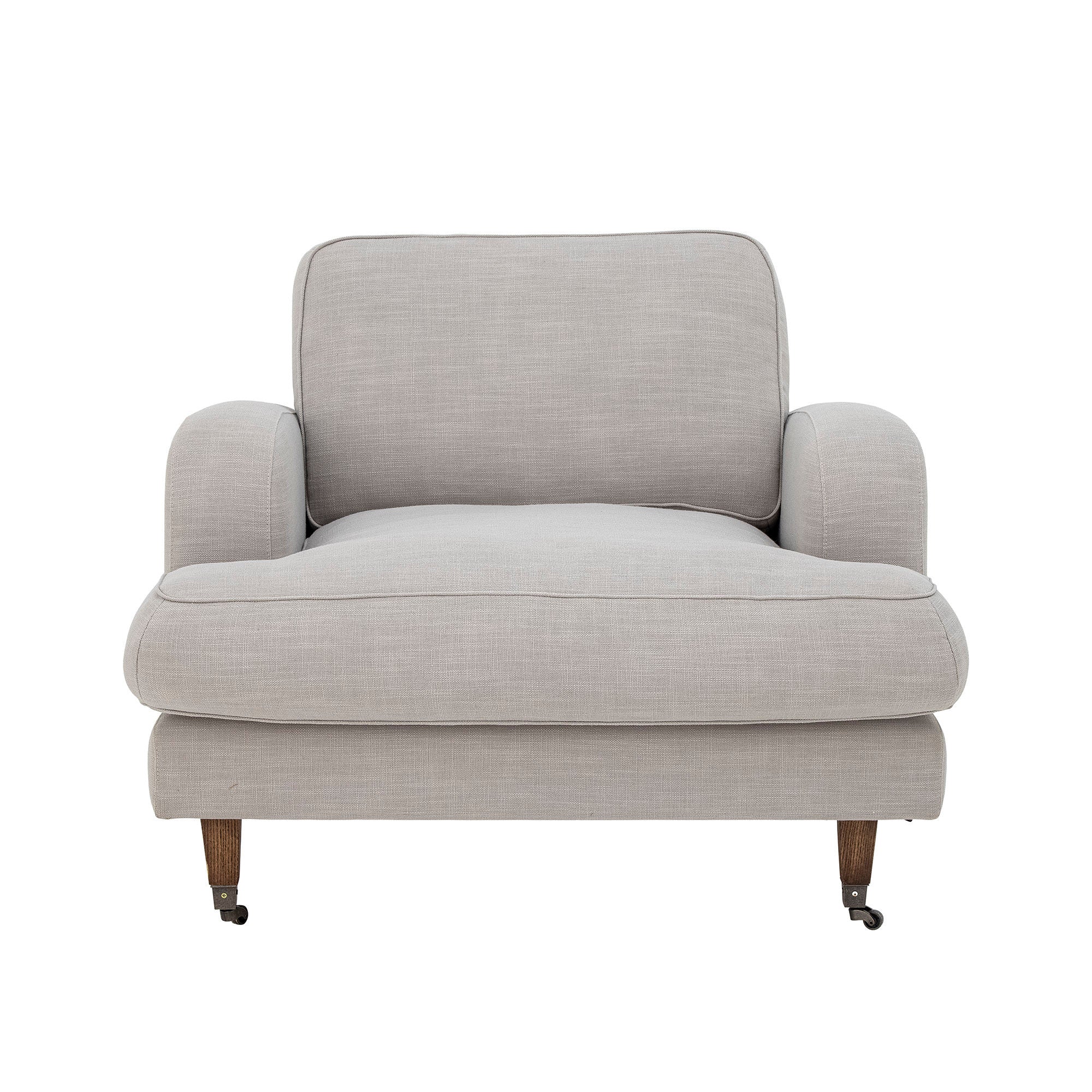 Creative Collection Augusta Loungesessel, Natur, Polyester - Bloomingville