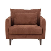 Creative Collection Thess Loungesessel, Braun, FSC® Mix, Regain Poly - Bloomingville