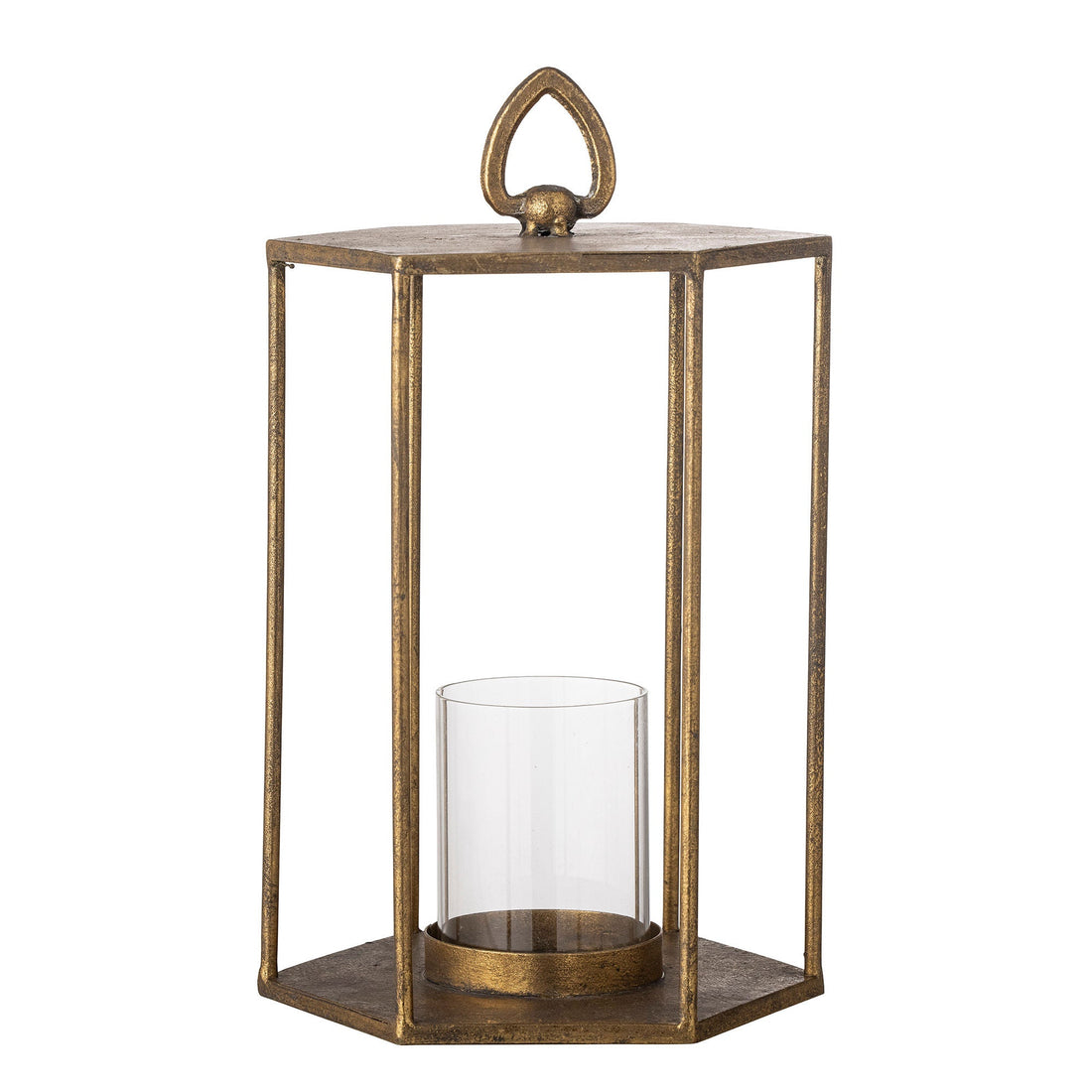 Creative Collection Vanea Laterne mit Glas, Brass, Metall - Bloomingville