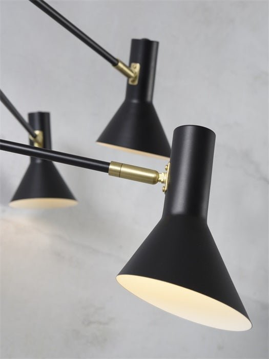 Deckenleuchte Izmir 3 - arm Black von Good&Mojo