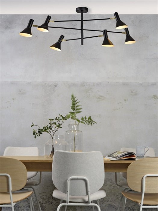 Deckenleuchte Izmir 3 - arm Black von Good&Mojo