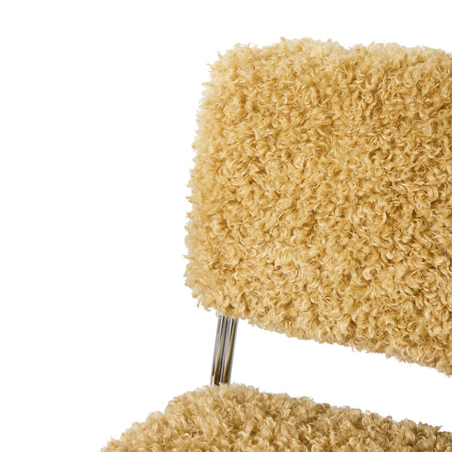 Endless dining chair: poodle, golden von HKliving