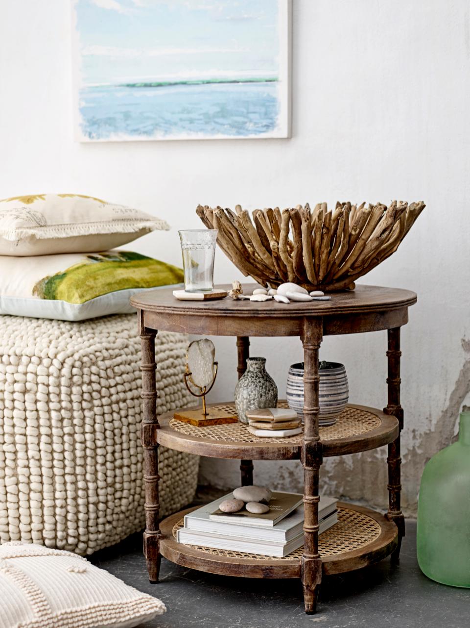 Hocker Suna, Wolle von Bloomingville
