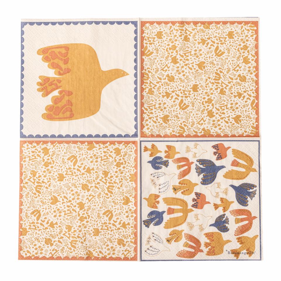 Serviette Anniversary, Braun von Bloomingville
