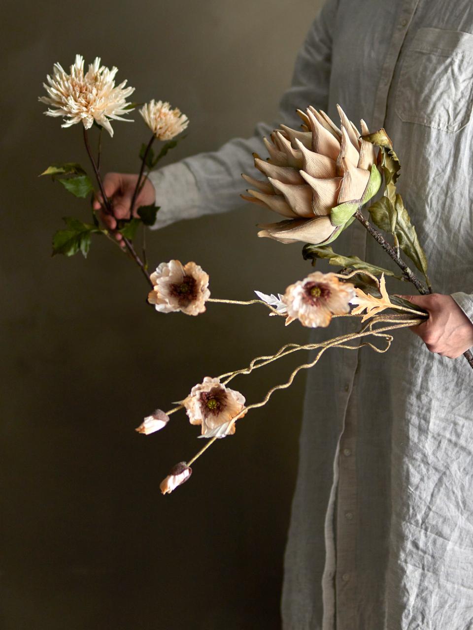 Mohnstiel, Natur, künstliche Blumen von Bloomingville