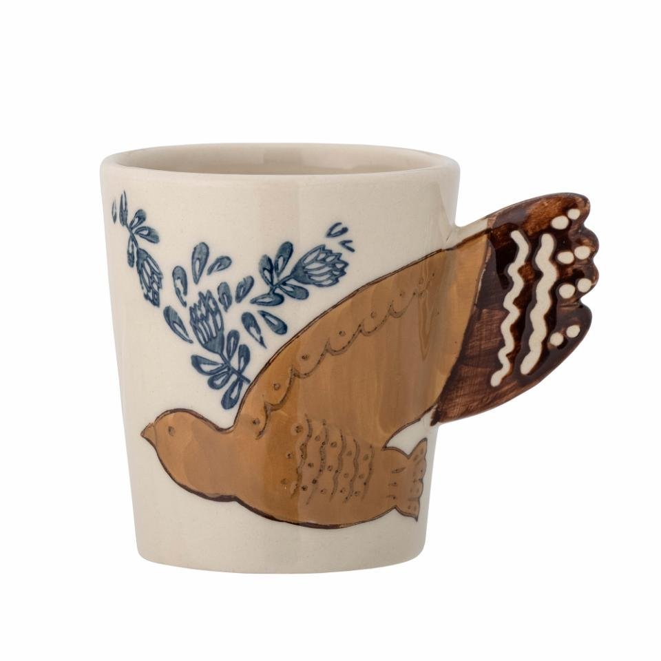 Tasse Hezha, Natur, Steingut von Bloomingville
