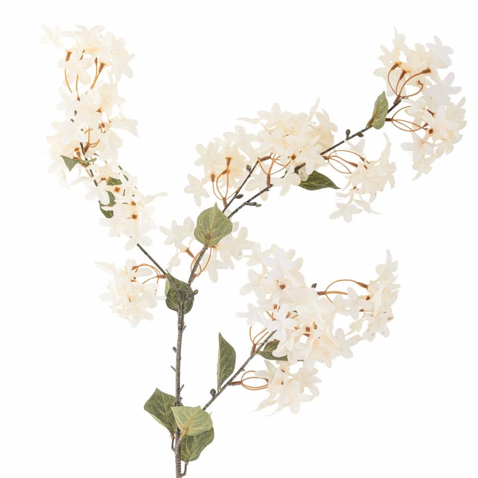 Kunstpflanze Myrtle Zweig, Weiß, Künstliche Blumen von Bloomingville